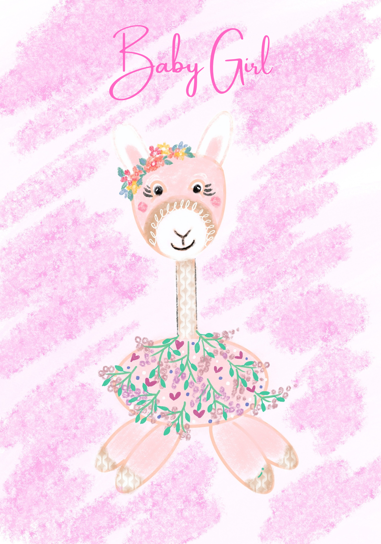 Baby Girl Card