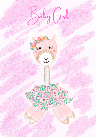 Baby Girl Card