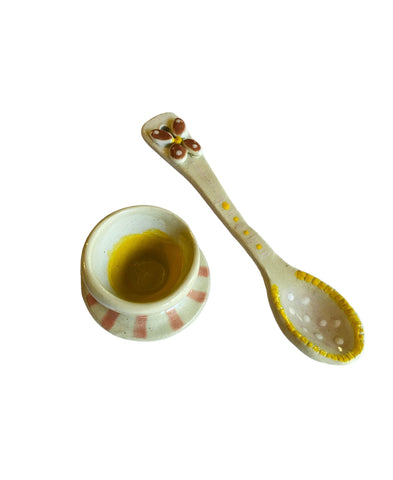 CURIOUS CLAY - Spoon & Egg Cup