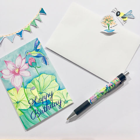Water Lilies Card