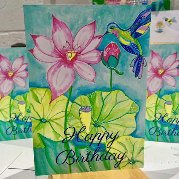 Water Lilies Card