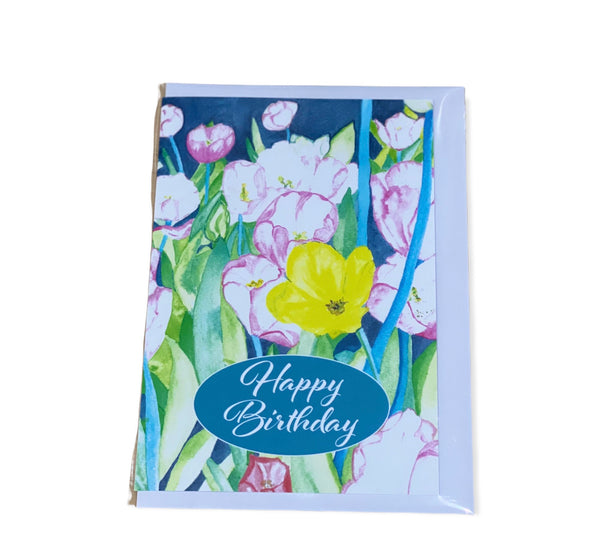 VALUE CARD PACK - Field of Tulips